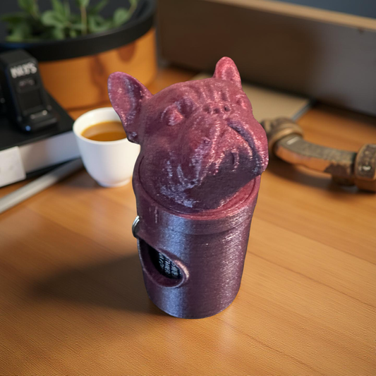 French Bulldog Bag Dispenser