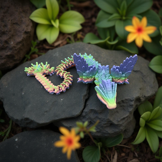 Rainbow Winged Dragon