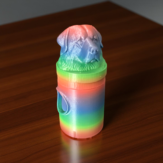 Caucasian Bag Dispenser