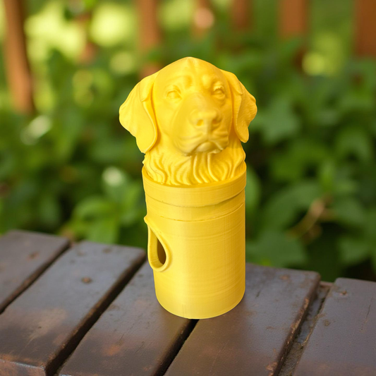 Golden Retriever Bag Dispenser