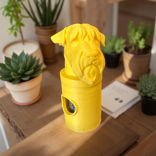 Soft Coated Wheaton Terrier Bag Dispenser