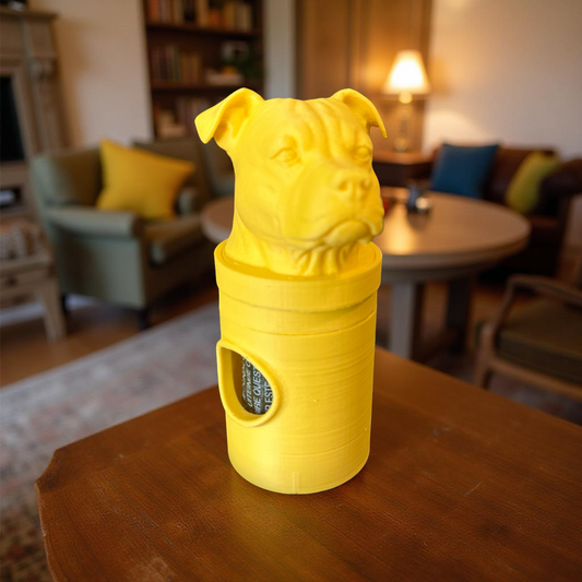 Staffordshire Bull Terrier Bag Dispenser