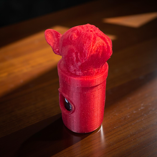 French Bulldog Bag Dispenser