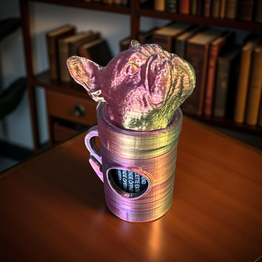 French Bulldog Bag Dispenser