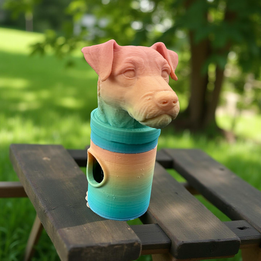 Russell Terrier Bag Dispenser