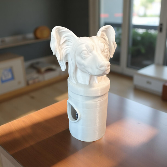 Chinese Crested Bag Dispenser