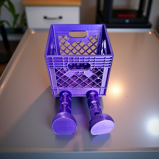 Crate With Legs Purple