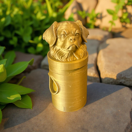 Tibetan Spaniel Bag Dispenser