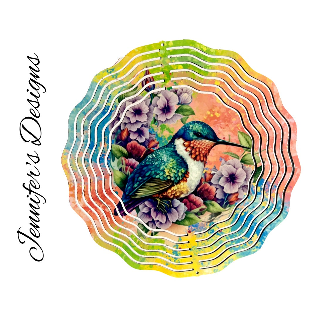 Hummingbird Wind Spinner