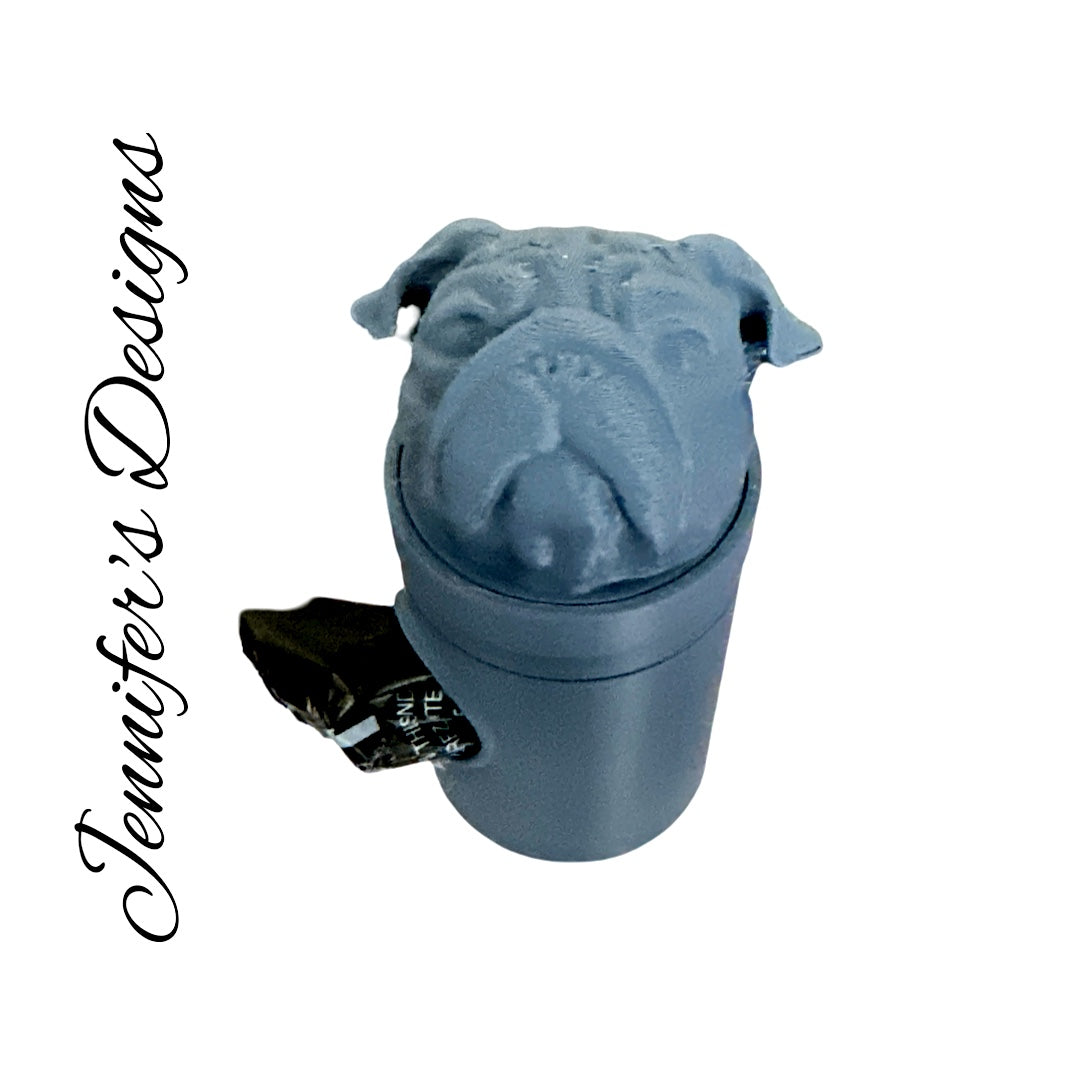 Pug Bag Dispenser Blue