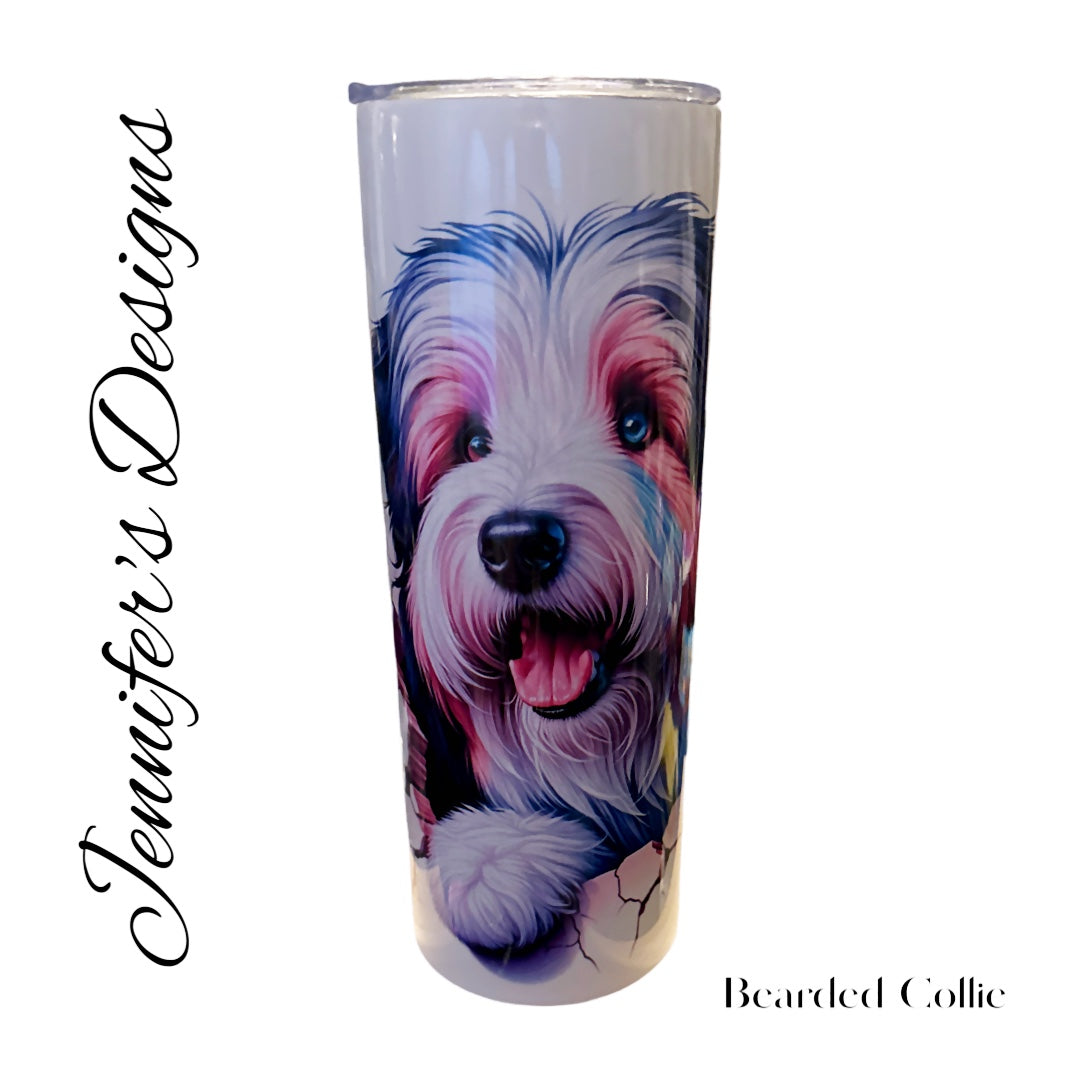 Bearded Collie 20 oz. Tumbler