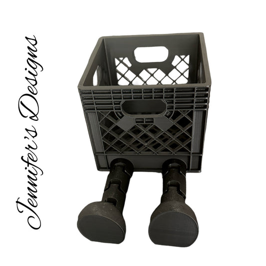 Crate With Legs Black