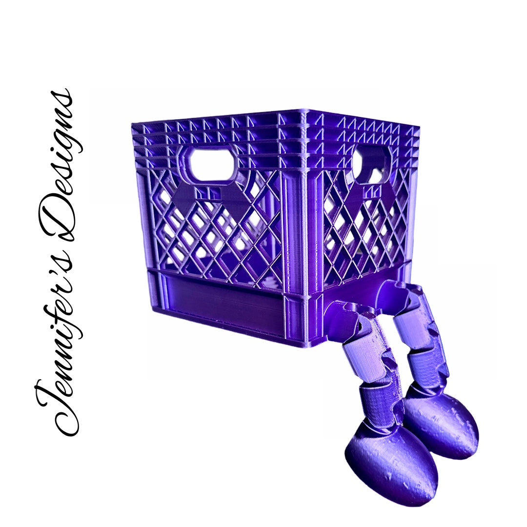 Crate With Legs Purple