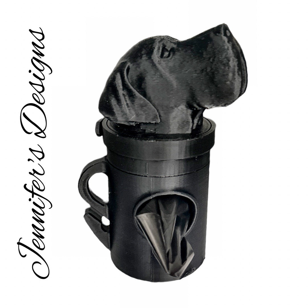 Great Dane Bag Dispenser Black