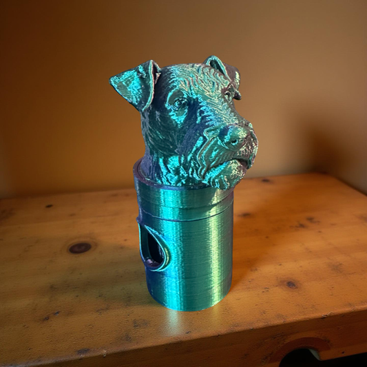 Kerry Blue Terrier Bag Dispenser