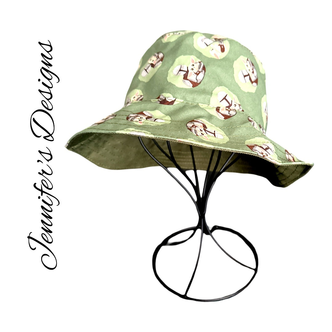 Green Man "Bonnie" Bucket Hat