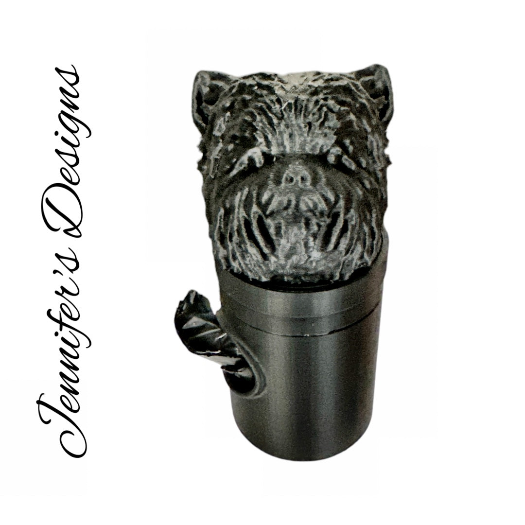 Yorkie Bag Dispenser Black