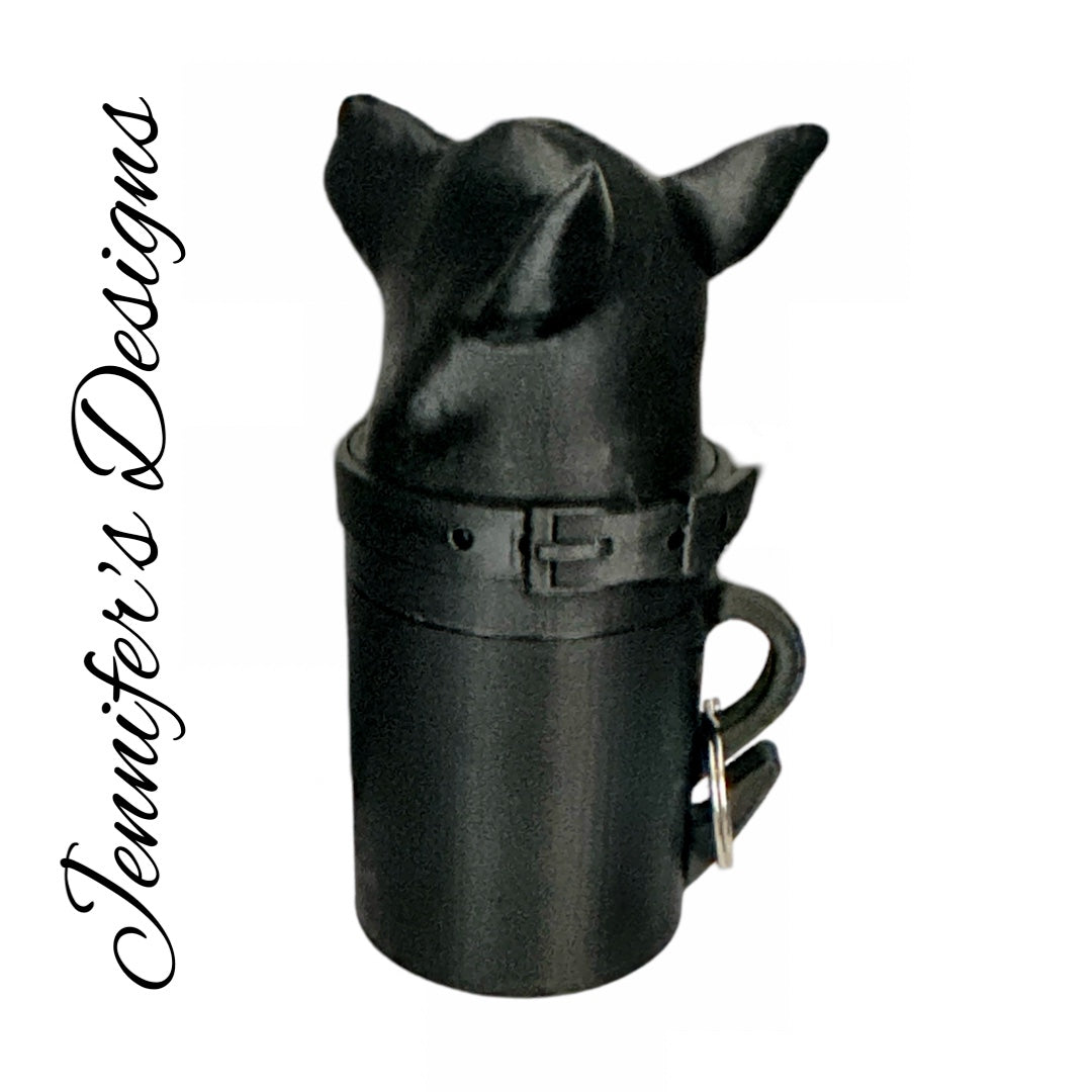 Corgi Bag Dispenser Black