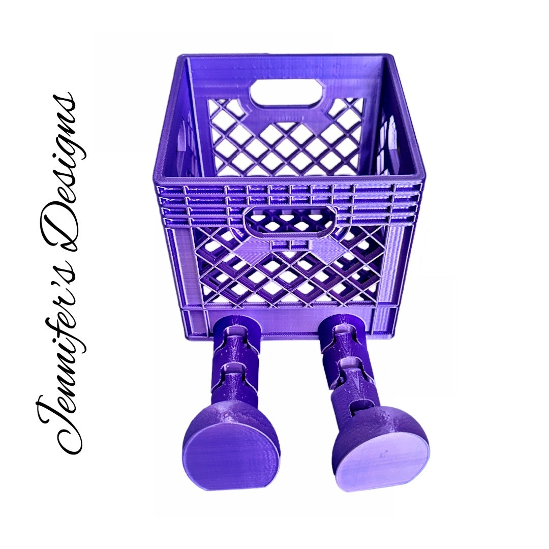 Crate With Legs Purple