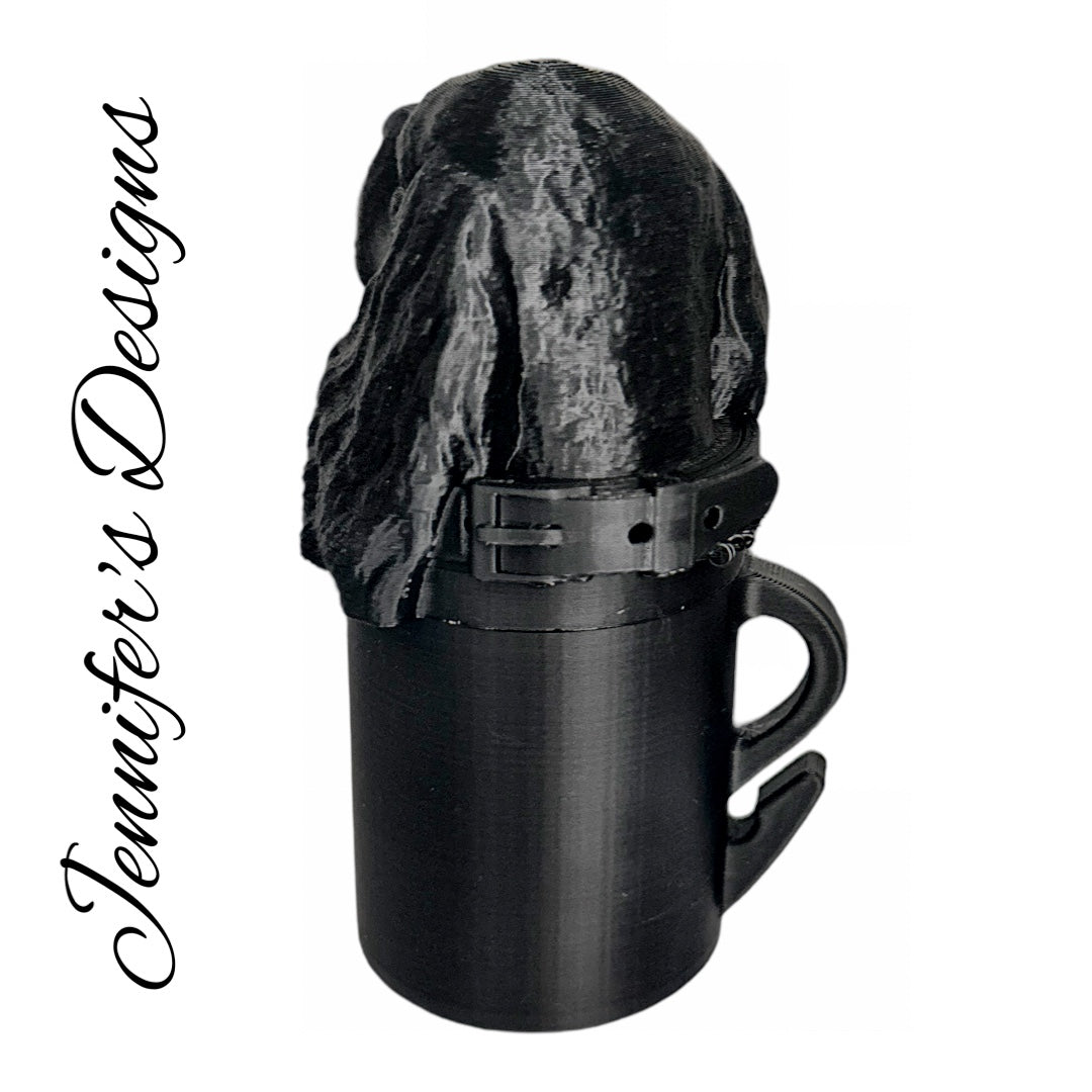 Cocker Spaniel Bag Dispenser Black