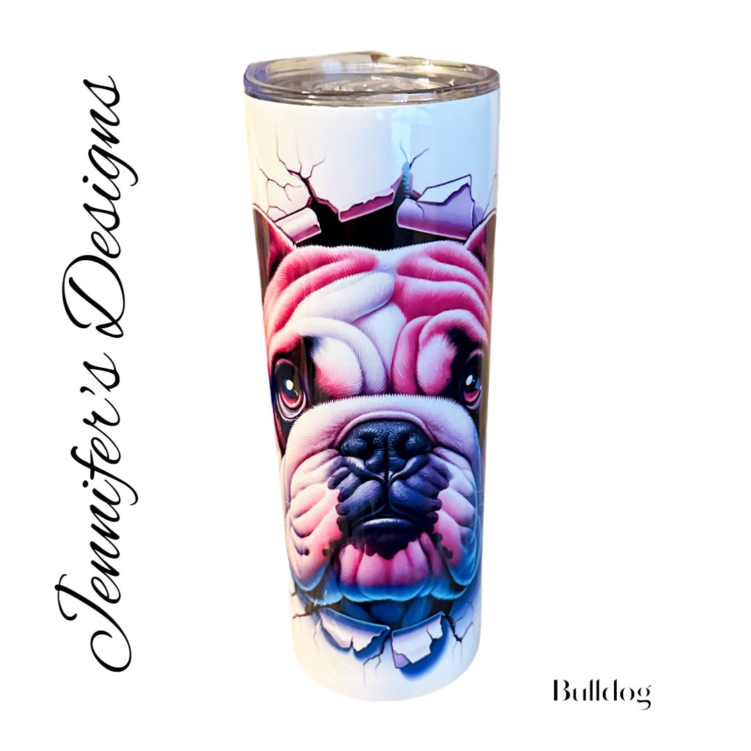 Bulldog 20oz. Tumbler￼