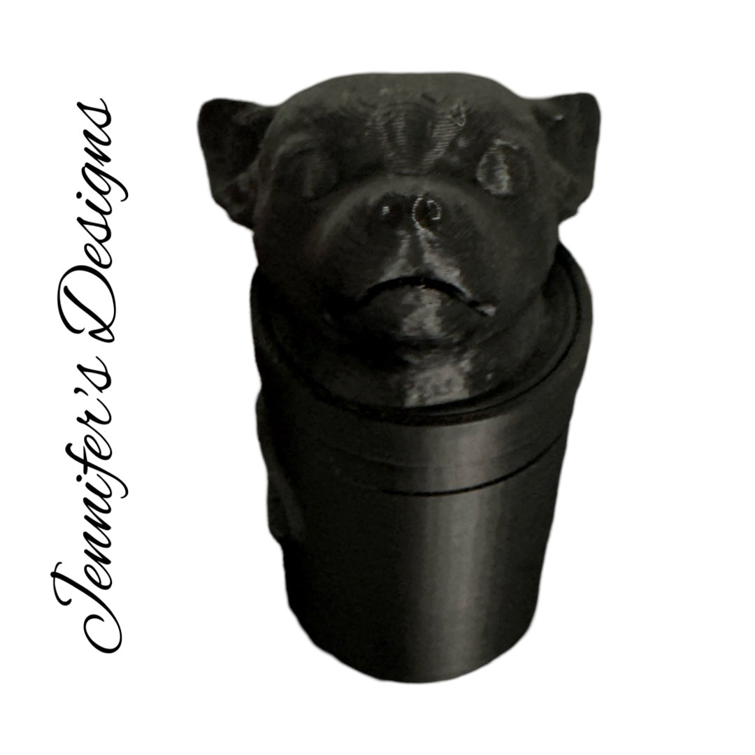 Chihuahua Bag Dispenser Black