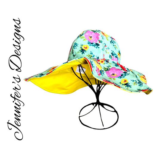 Floral "Freckles" Sun Hat