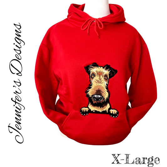 Airedale Embroidered Hoodie