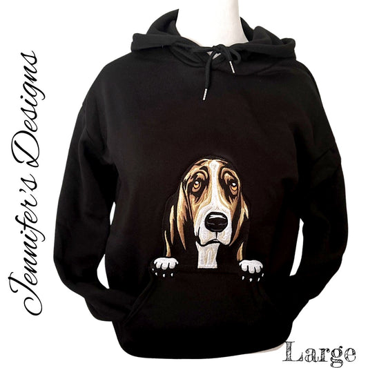 Basset Embroidered Hoodie