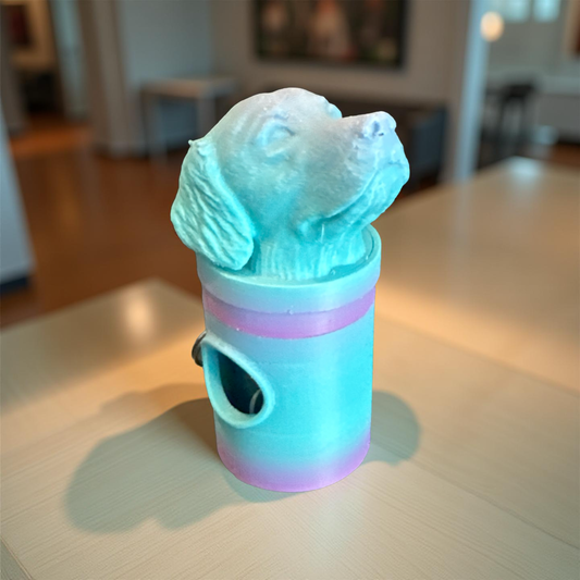 Golden Retriever Bag Dispenser
