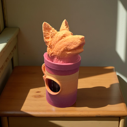 German Shepherd Bag Dispenser
