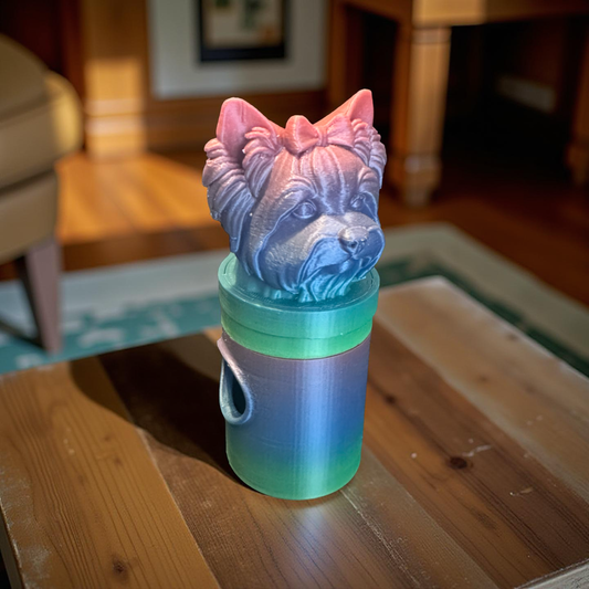 Biewer Terrier Bag Dispenser