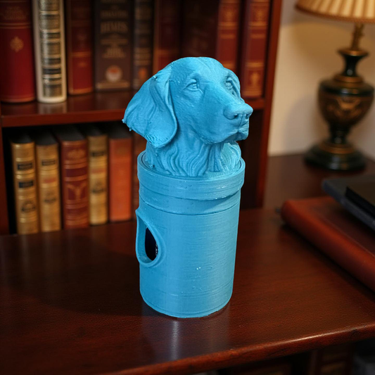 Flat Coated Retriever Bag Dispenser