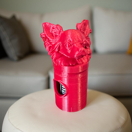 Long Haired Chihuahua Bag Dispenser