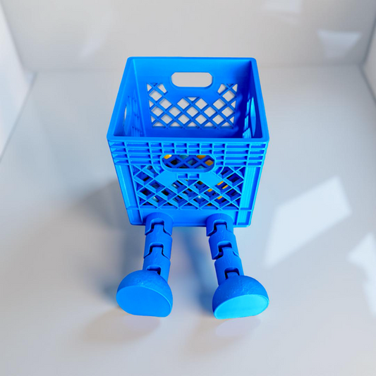 Crate With Legs Blue