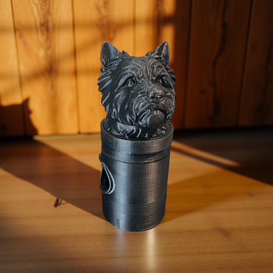 Cairn Terrier Bag Dispenser