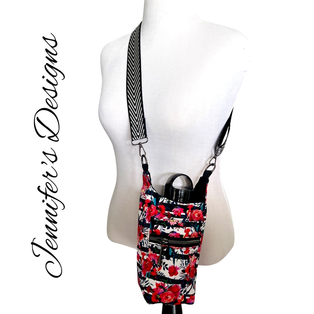 Floral Water Bottle Sling