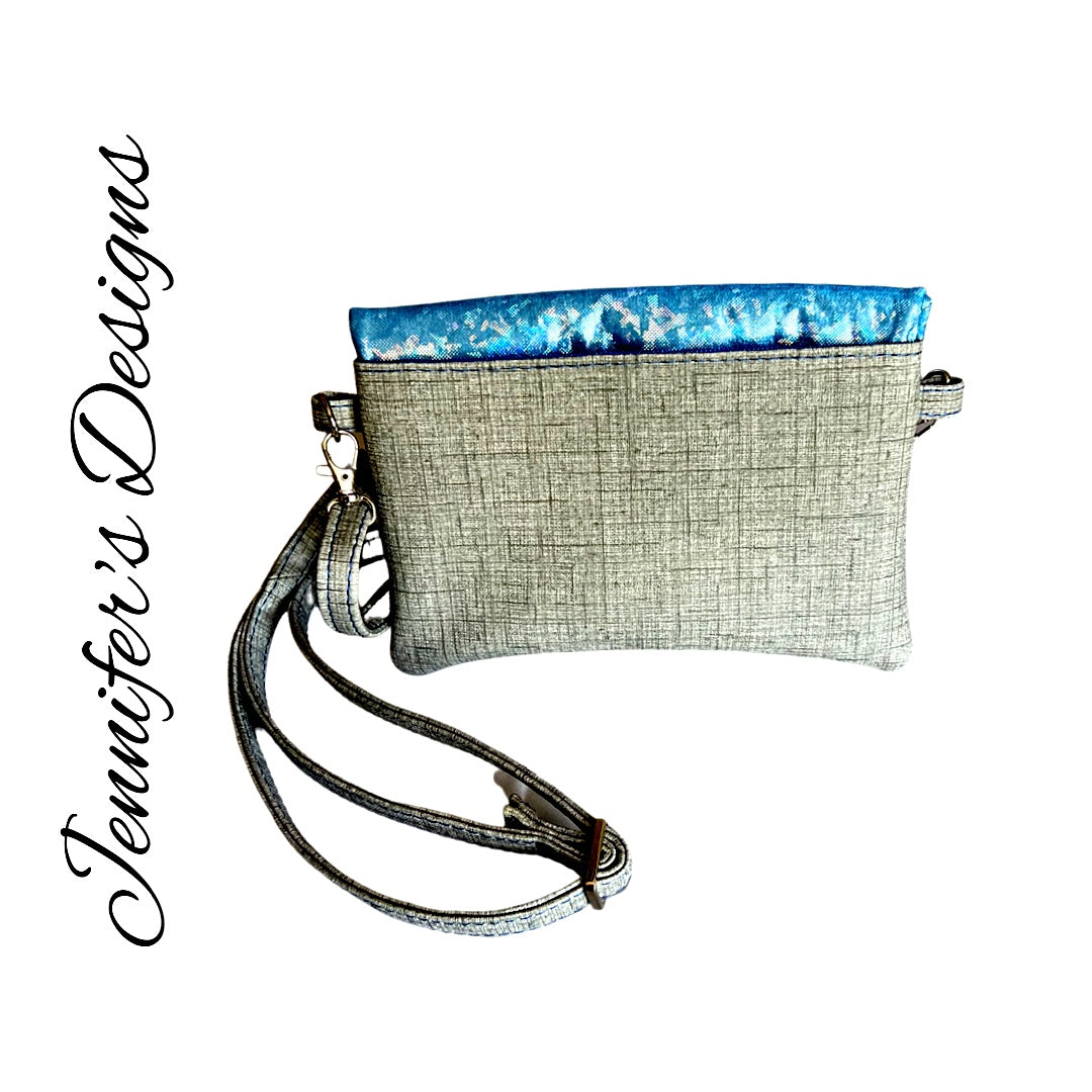 Blue Bling "Rover" Crossbody