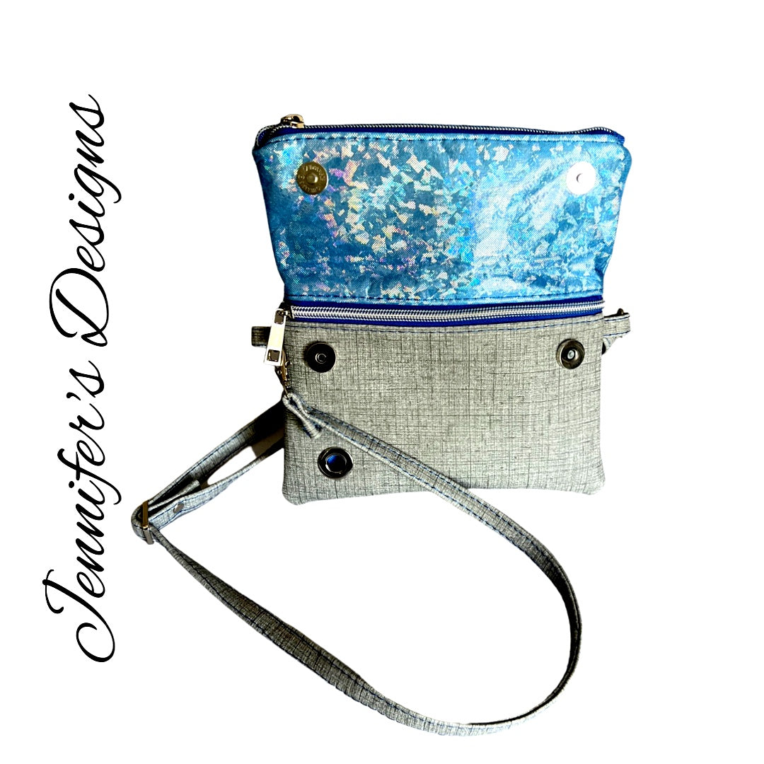 Blue Bling "Rover" Crossbody