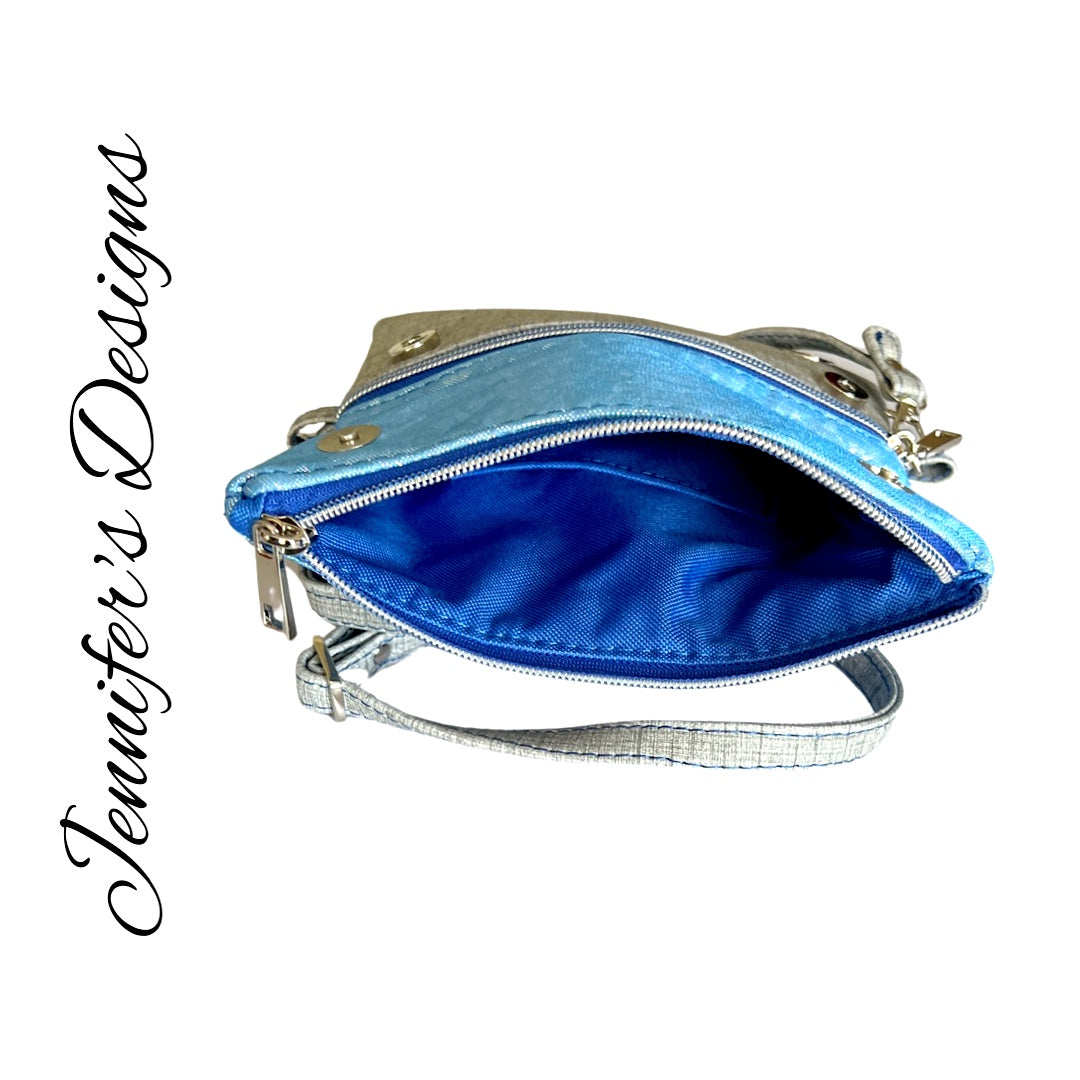 Blue Bling "Rover" Crossbody