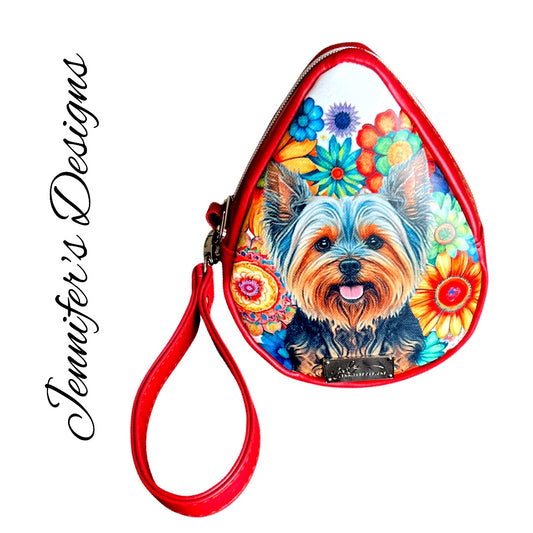 Yorkie "Dewdrop" Wristlet