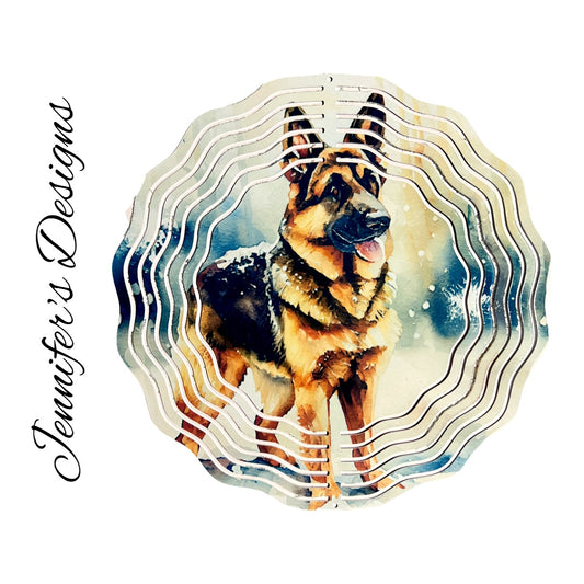 German Shepherd Wind Spinner