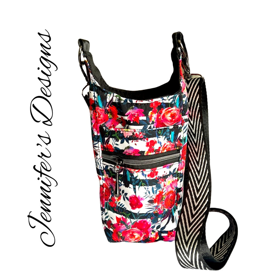 Floral Water Bottle Sling