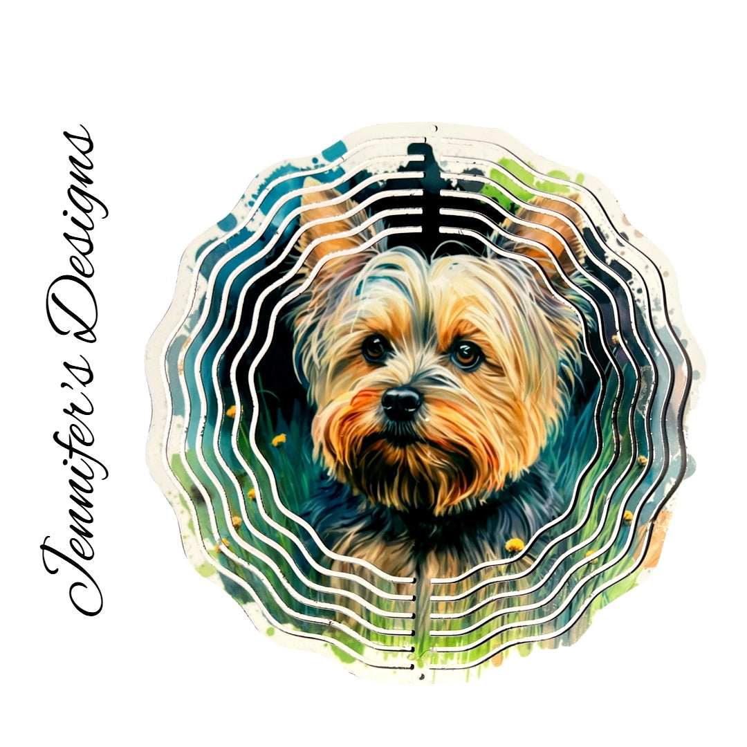 Yorkie #2 Wind Spinner