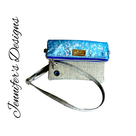 Blue Bling "Rover" Crossbody