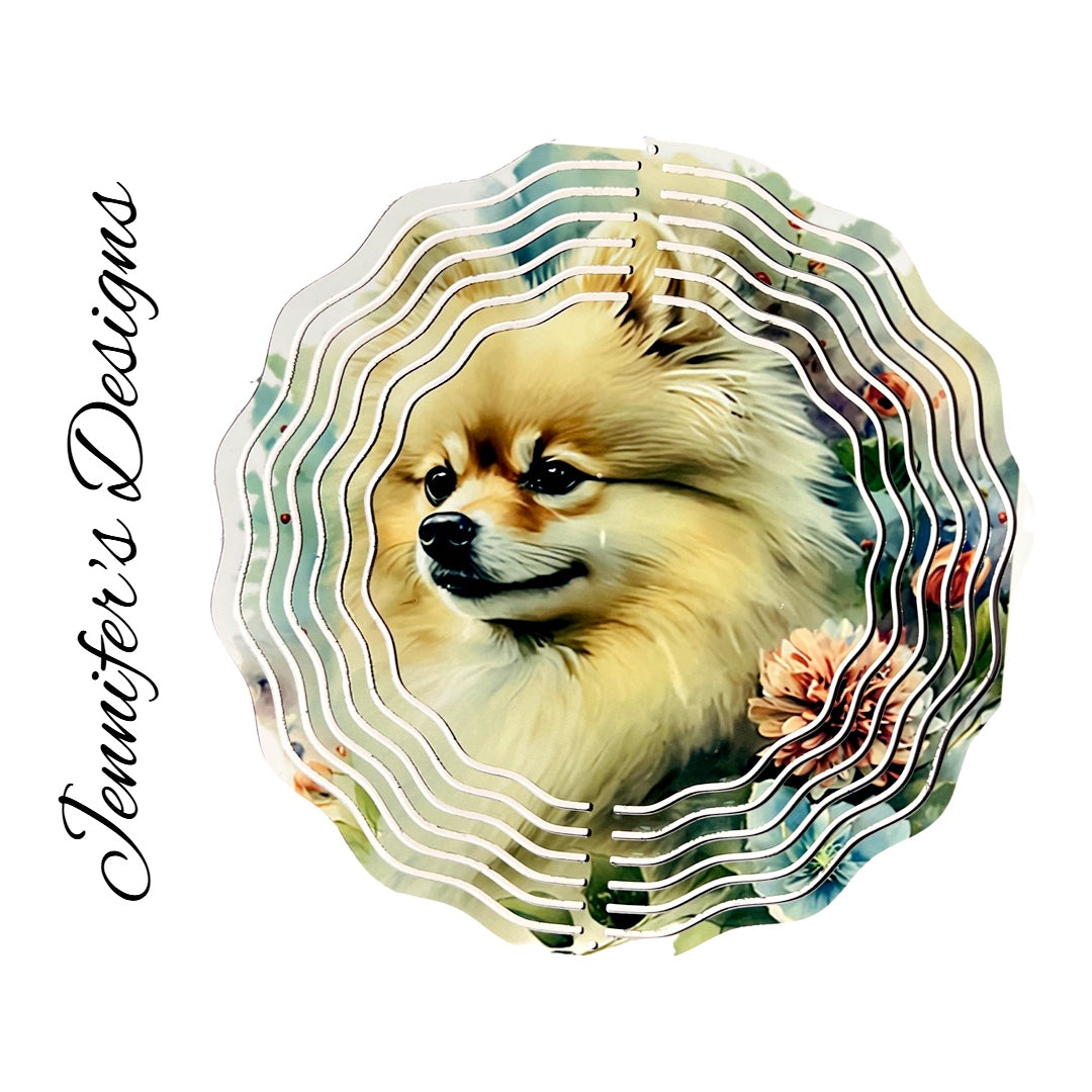 Pomeranian Wind Spinner