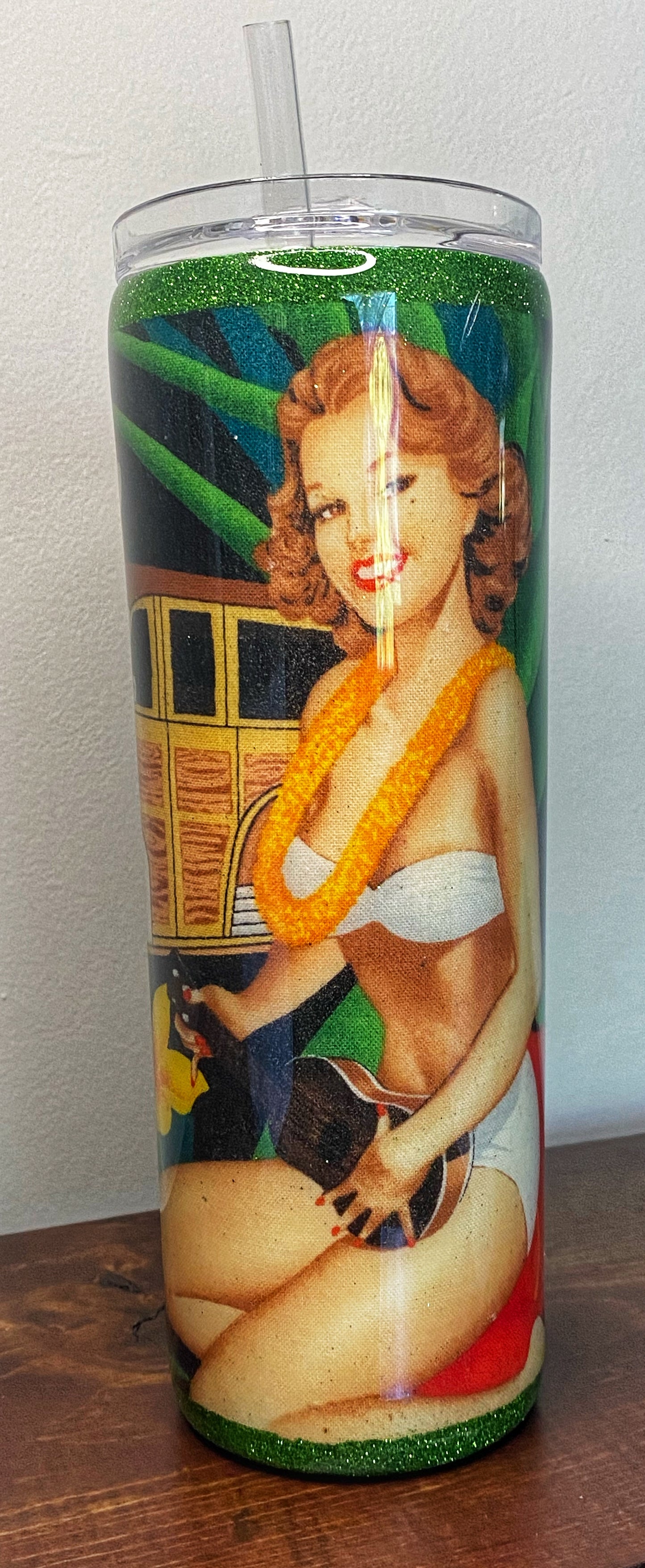 Tropical Pin-up Tumbler