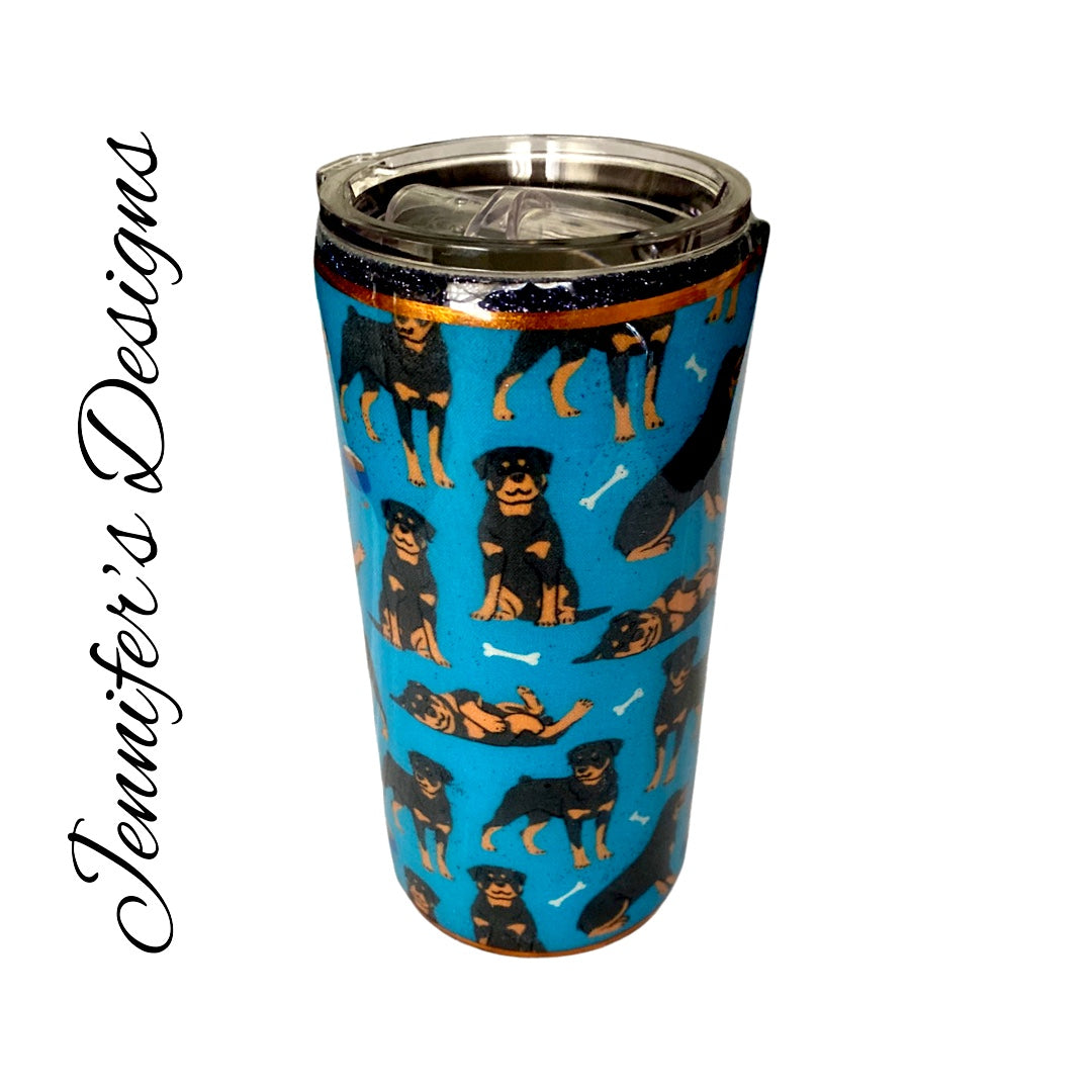 Rottweiler Zipper Tumbler