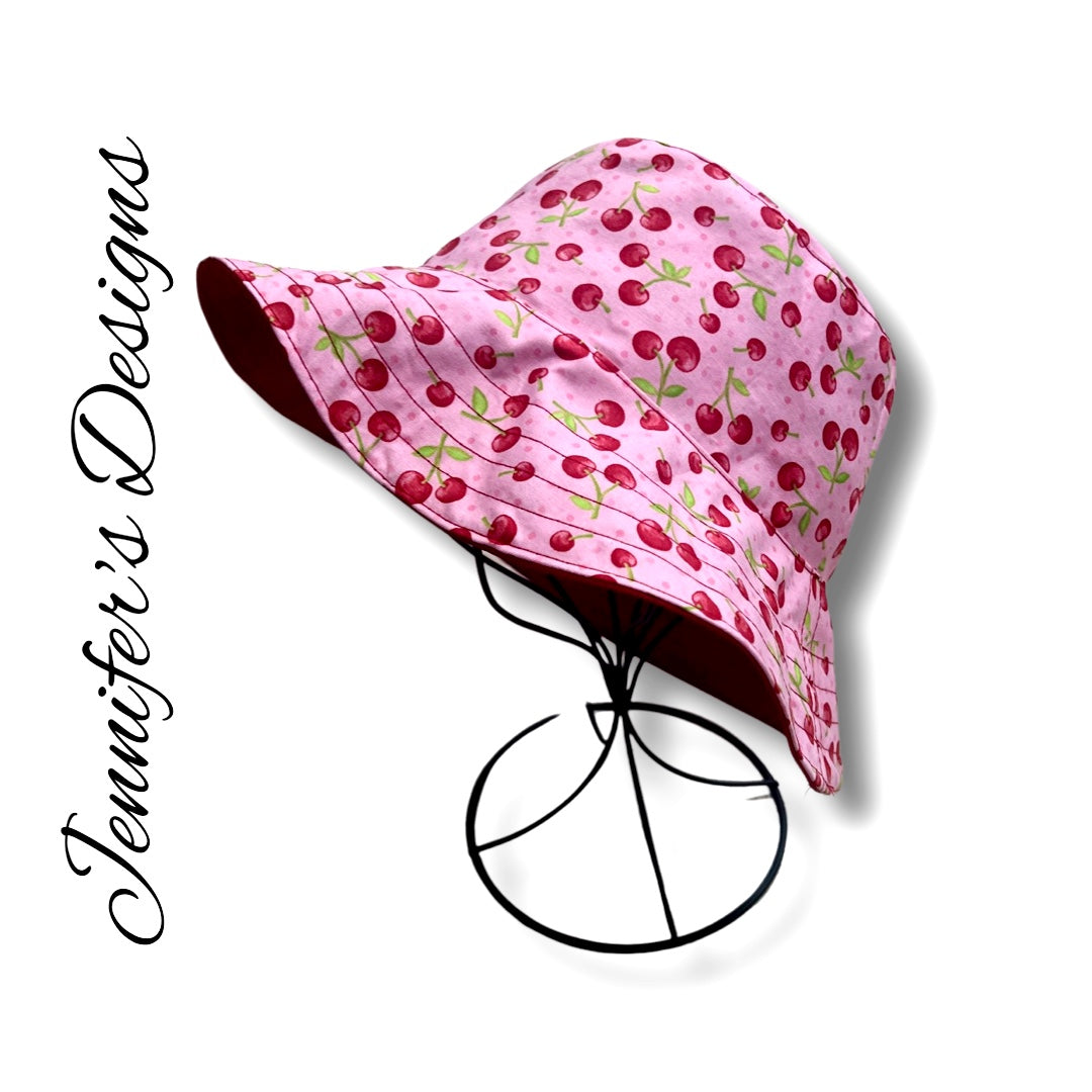 Cherry "Bonnie" Bucket Hat