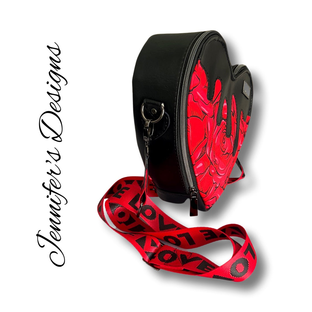 Red Rose "Heartbreaker"  Crossbody